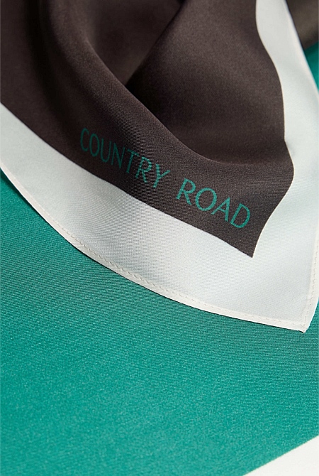 Silk Block Scarf
