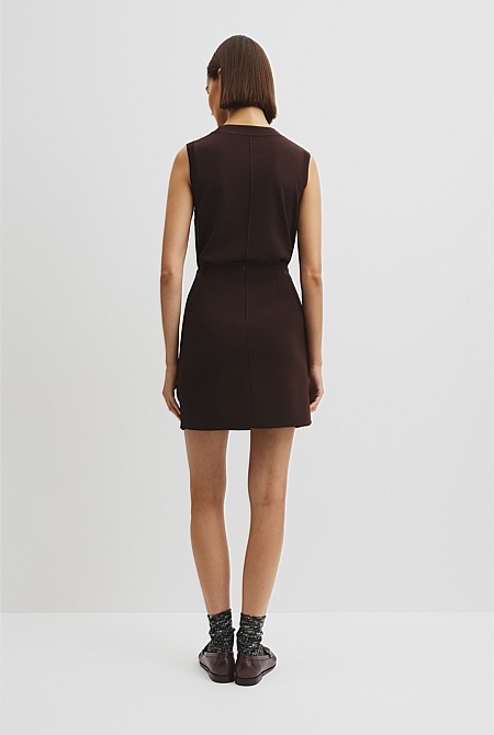 Compact Knit Mini Skirt