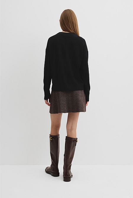 Lightweight Merino Crew Neck Knit