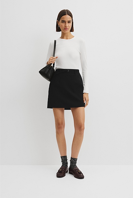 Long Sleeve Rib Top