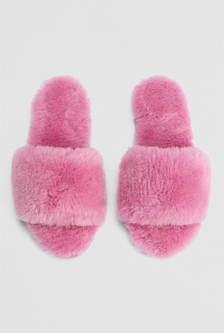 Australian Made Shearling Slide
