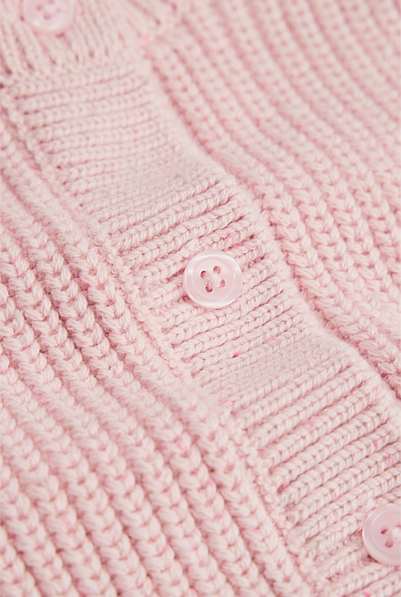 Rib Knit Cardigan