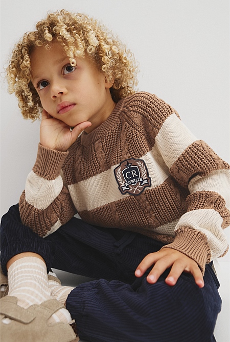 Block Stripe Knit