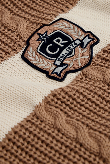 Block Stripe Knit