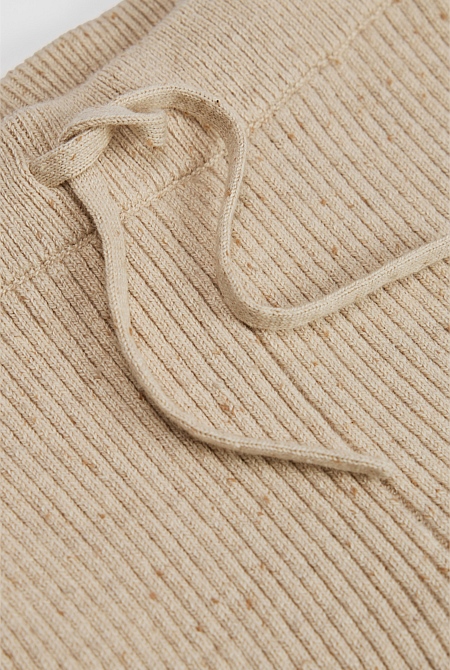 Organically Grown Cotton Rib Knit Legging