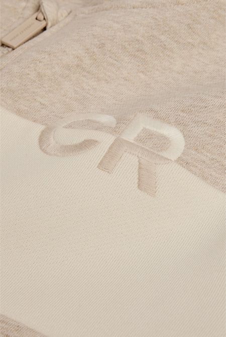 Zip Through Hooded Sweat