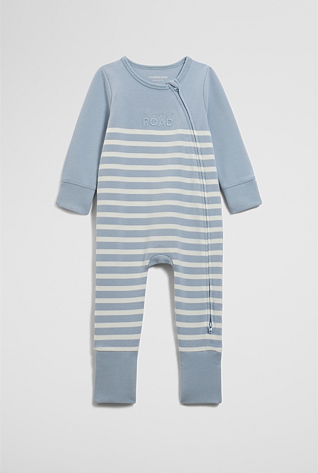 Cotton Logo Zip Jumpsuit