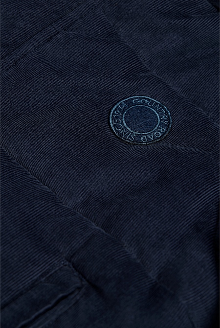 Cord Puffer Jacket