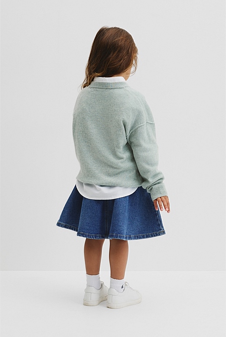 Wool Cashmere Blend Knit