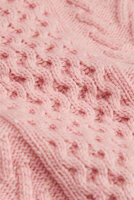 Tipped Cable Knit