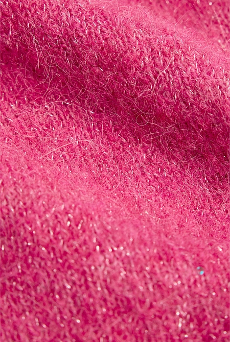 Sequin Fluffy Knit