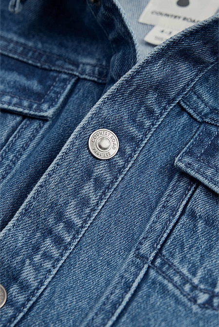 Hooded Denim Jacket