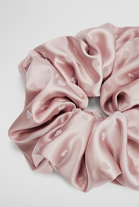 Flocked Scrunchie