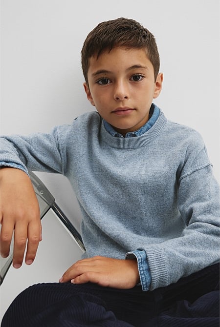 Wool Cashmere Blend Knit
