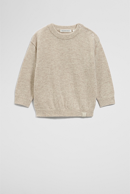 Merino Wool Cashmere Blend Knit