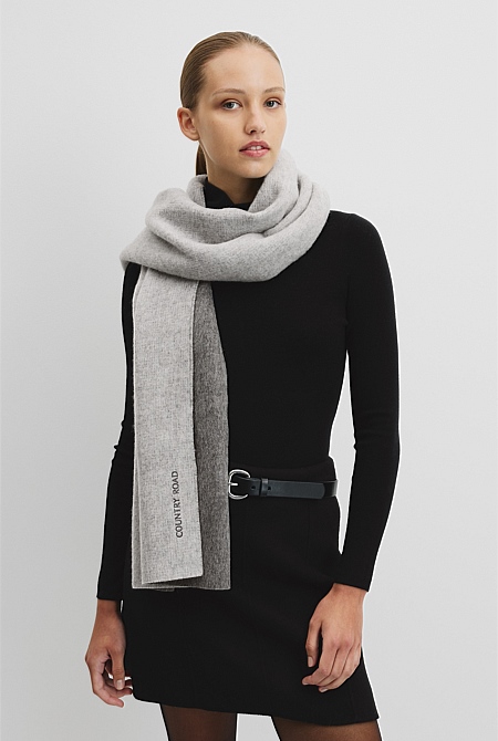 Wool Wide Scarf