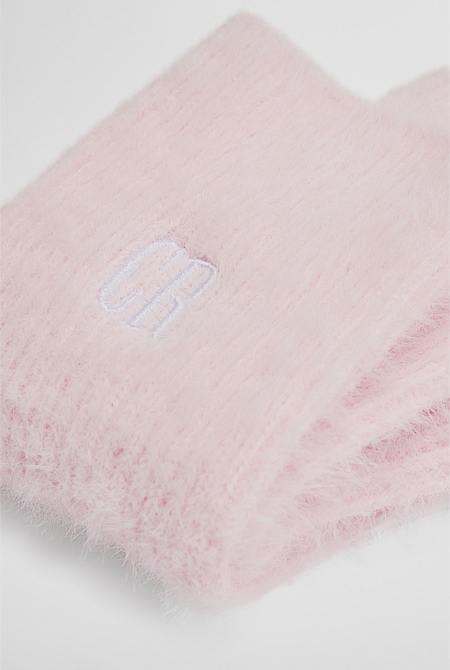 Country Road Fluffy Sock