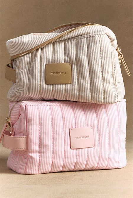 Fold Down Cosmetic Case Bag