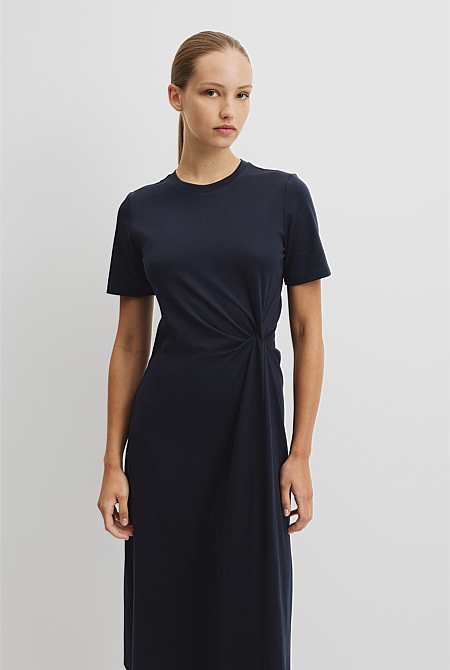 Australian Cotton Twist Jersey Dress