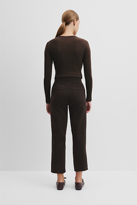 Crop Curve Jean