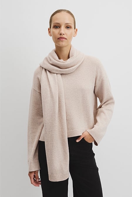 Scarf Detail Knit