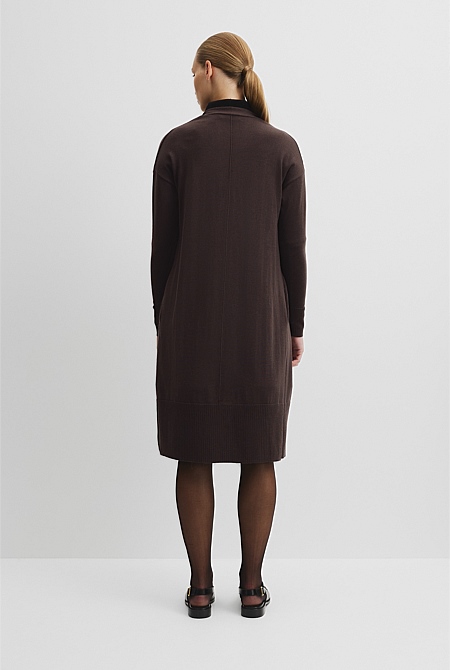 Lightweight Merino Longline Cardigan