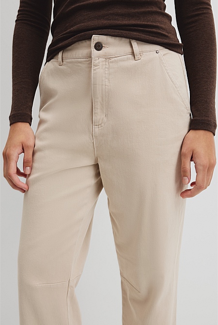 Crop Curve Jean