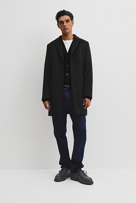 Single Breasted Overcoat