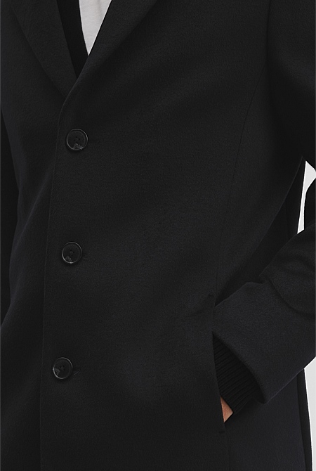 Single Breasted Overcoat
