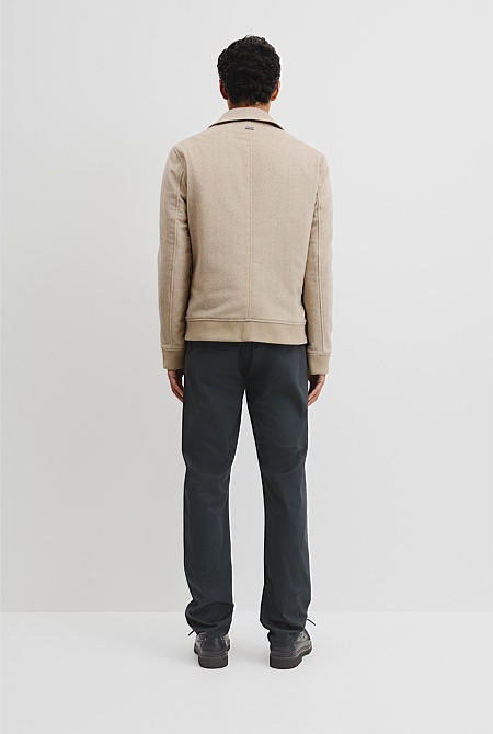 Herringbone Button Jacket