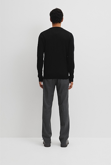 Merino Wool V-Neck Knit