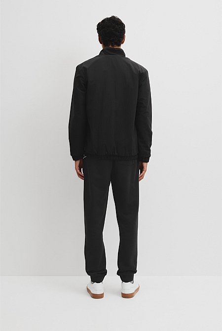 Reverse Sherpa Zip Through Jacket