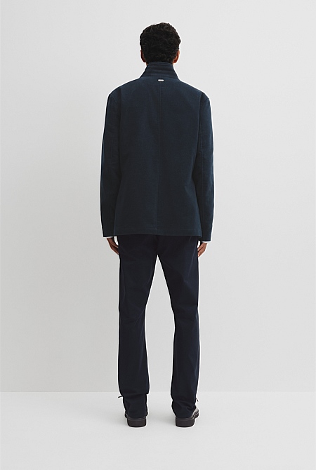 Moleskin Funnel Neck Jacket