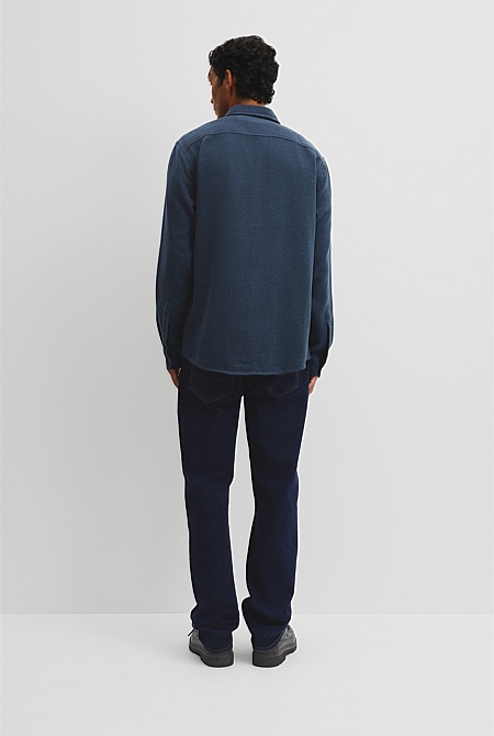 Regular Fit Brushed Cotton Shirt