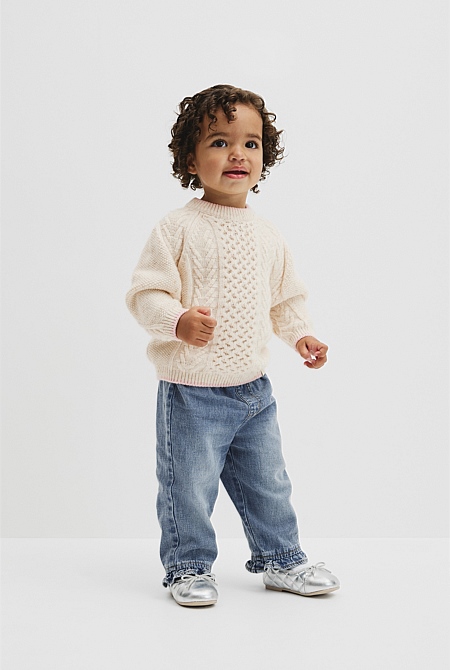 Tipped Cable Knit