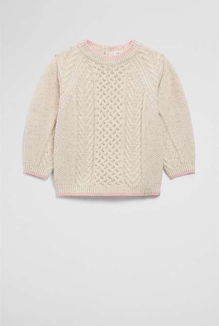 Tipped Cable Knit