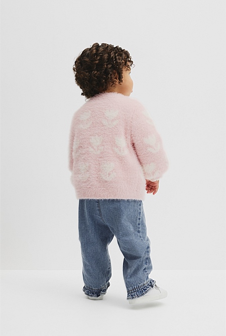 Floral Jacquard Knit