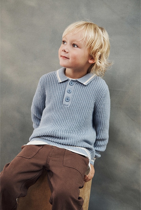 Cotton Knit Rugby