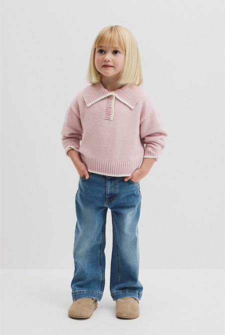 Tipped Popover Knit