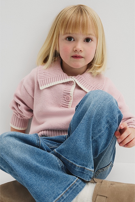 Tipped Popover Knit