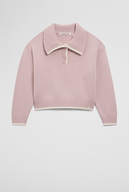 Tipped Popover Knit