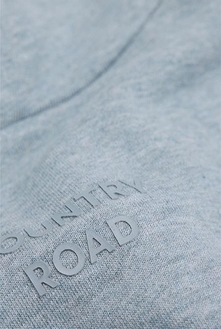 Organically Grown Cotton Modern Logo Hoodie