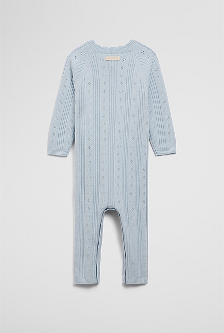 Knit Detail Jumpsuit