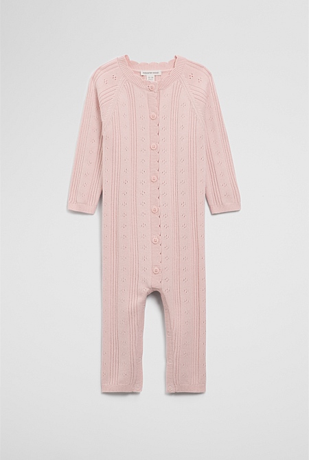 Knit Detail Jumpsuit