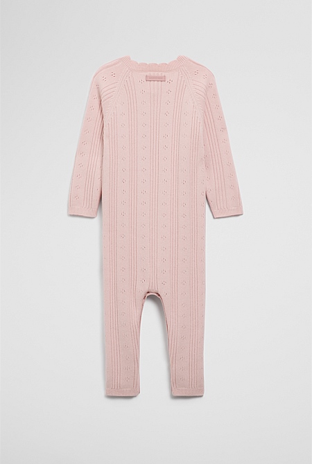 Knit Detail Jumpsuit