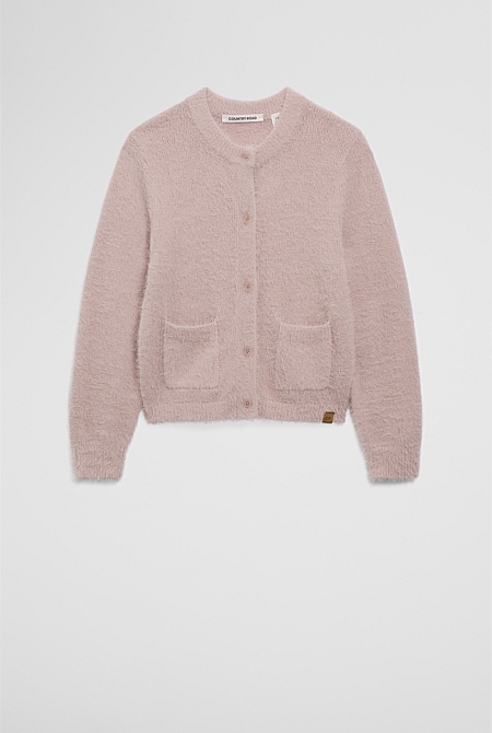 Fluffy Knit Cardigan