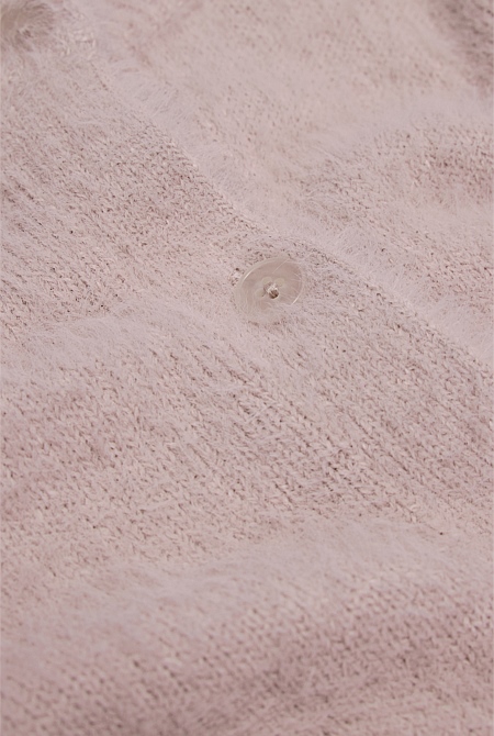 Fluffy Knit Cardigan
