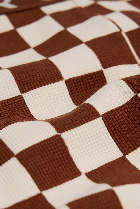 Australian Cotton Check Print Pyjama
