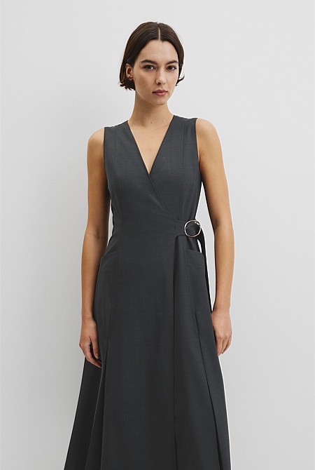 Wool Wrap Dress