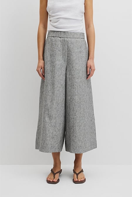Linen Wide Leg Pant